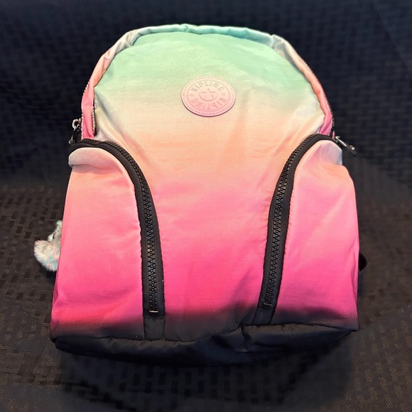 Kipling Handbags - Kipling X Wicked City Pack Backpack Gradient Pink Mint Green Monkey Keychain